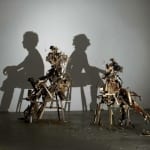 Shadow Scultures Made From Trash
